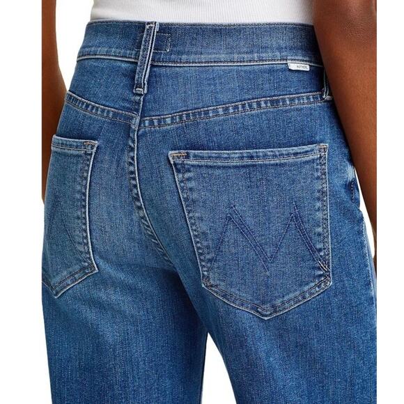 Mother Sixth Sense The Tomcat Roller Sneak Wide Leg Jean NWT Size 26 - Picture 7 of 12